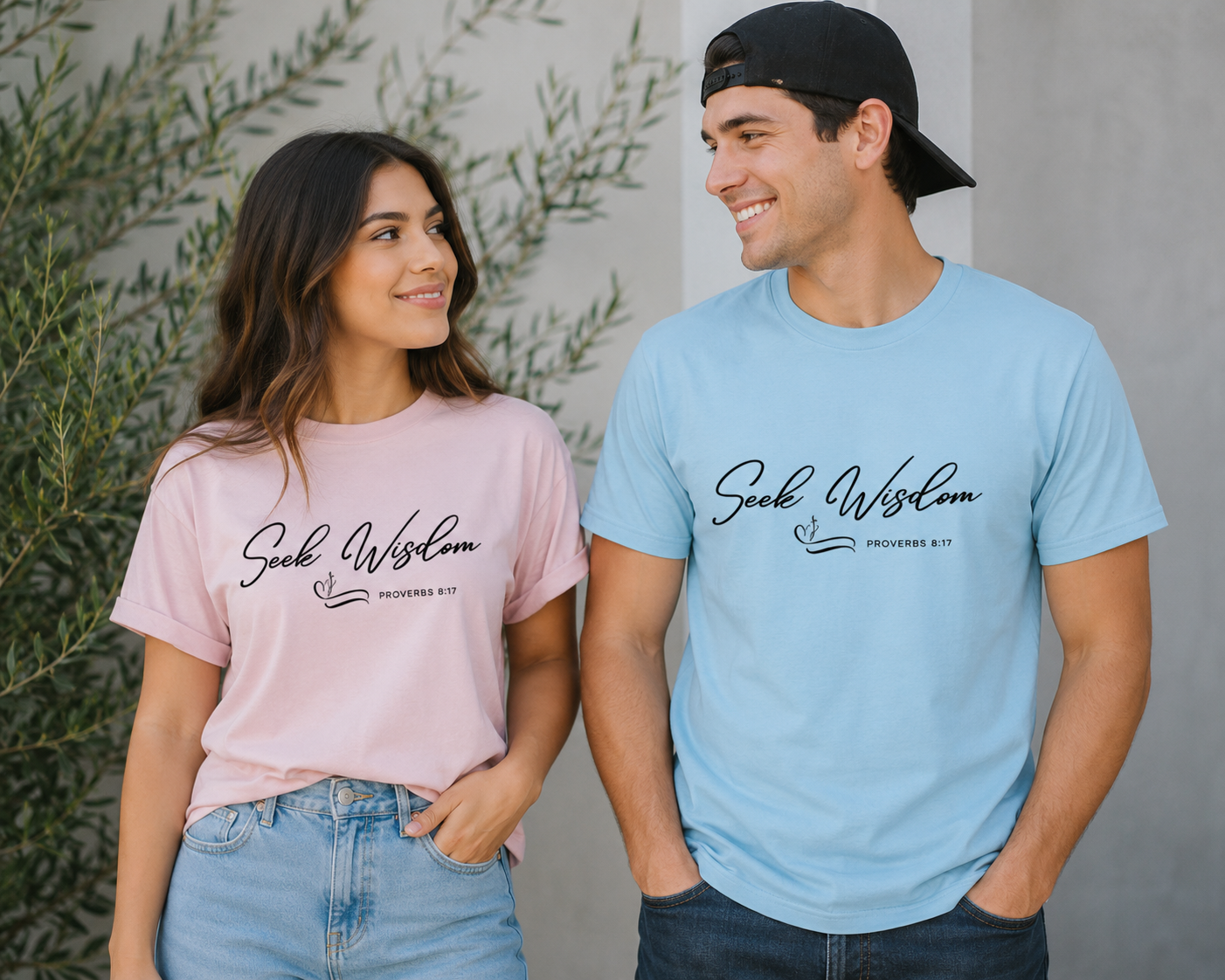 Seek Wisdom” Unisex Christian T-Shirt – Proverbs 8:17